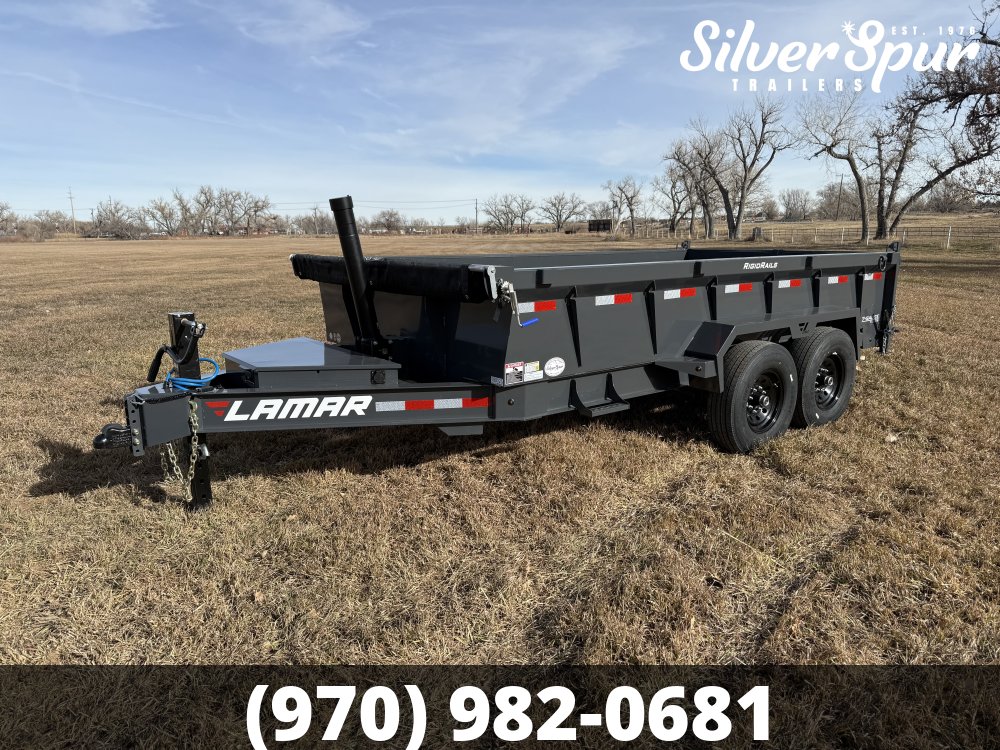 2026 Lamar 83" X 14' 14K Telescopic Dump Trailer