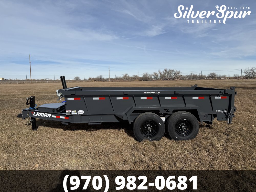 2026 Lamar 83" X 14' 14K Telescopic Dump Trailer