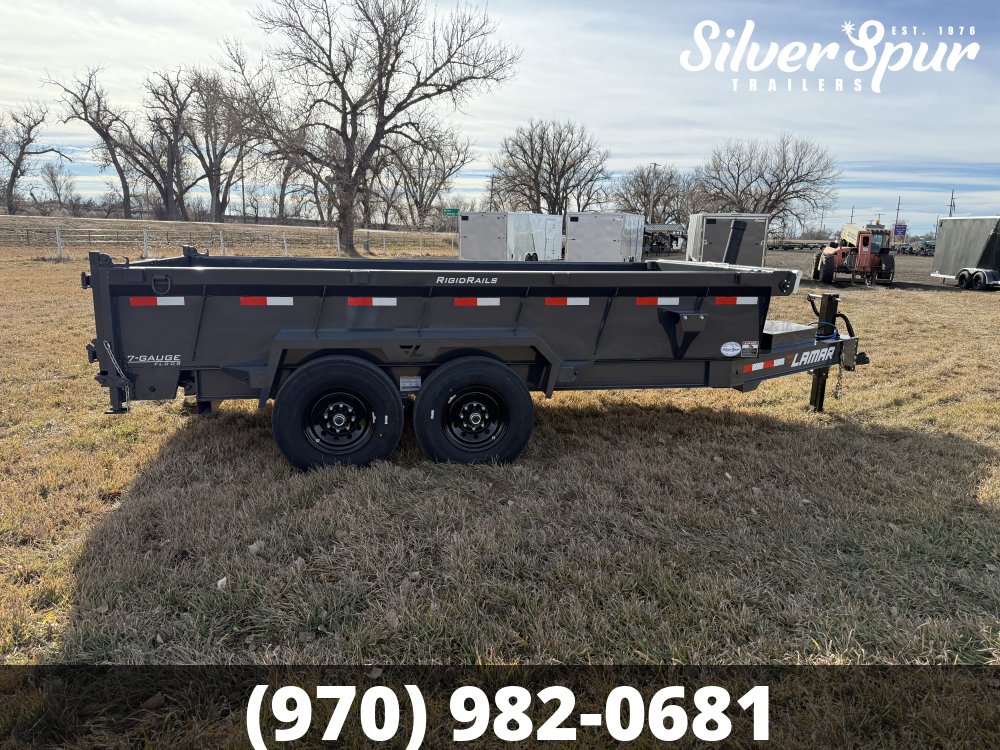 2026 Lamar 83" X 14' 14K Telescopic Dump Trailer