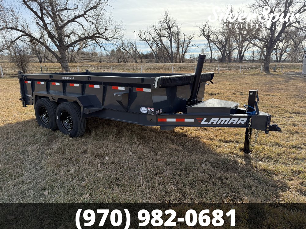 2026 Lamar 83" X 14' 14K Telescopic Dump Trailer