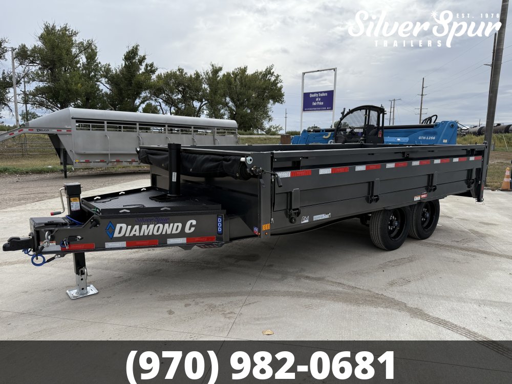 2027 Diamond C DOD208 16x96 Deck Over Dump Trailer