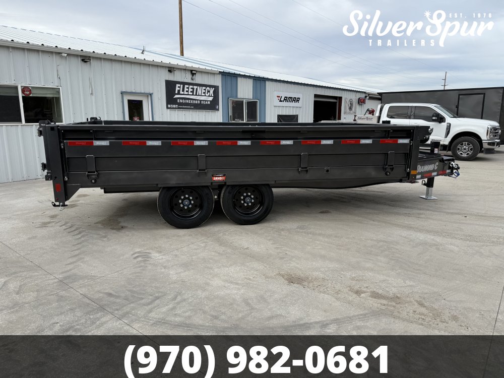 2027 Diamond C DOD208 16x96 Deck Over Dump Trailer