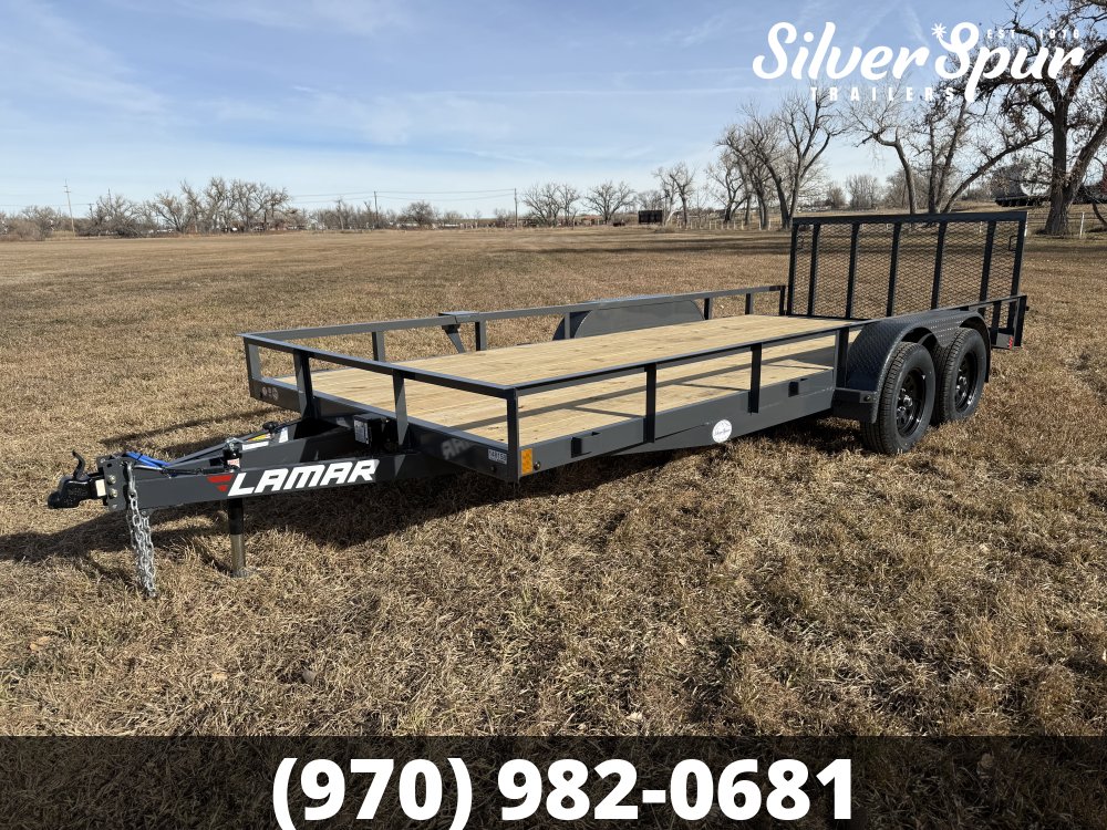 2026 Lamar 83" X 18' UC - 7K Utility Trailer
