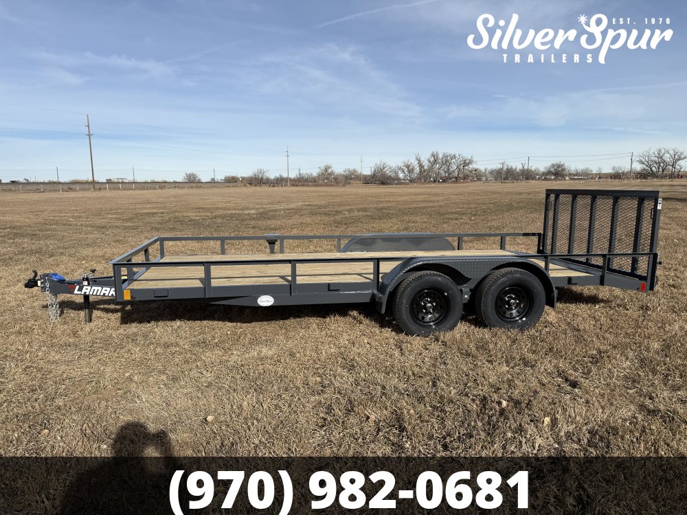 2026 Lamar 83" X 18' UC - 7K Utility Trailer