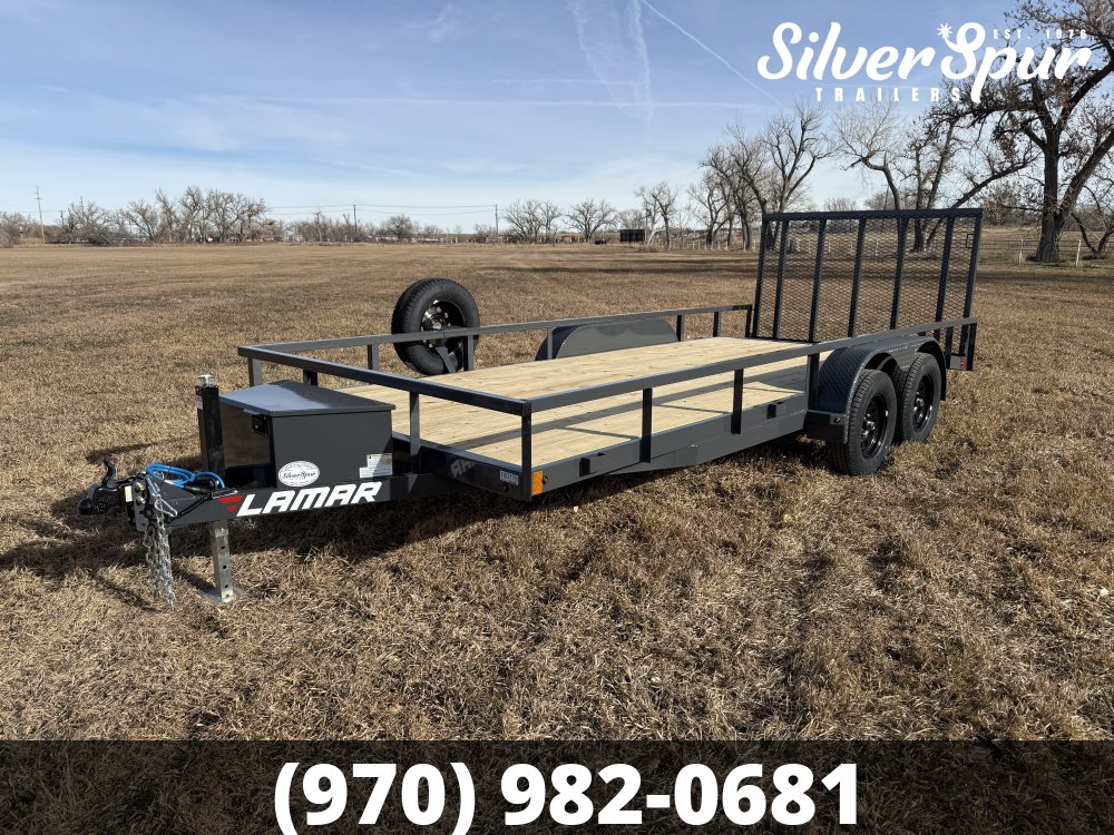 2026 Lamar 83" X 18' UC - 7K Utility Trailer