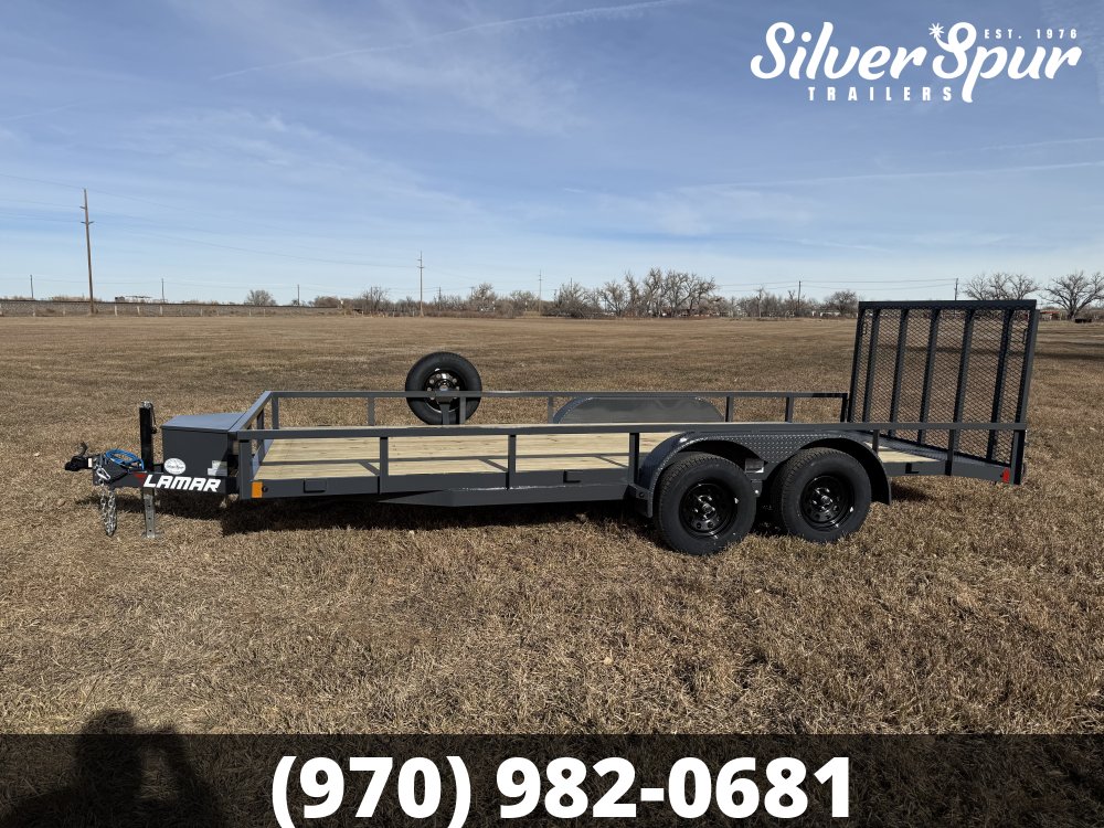 2026 Lamar 83" X 18' UC - 7K Utility Trailer