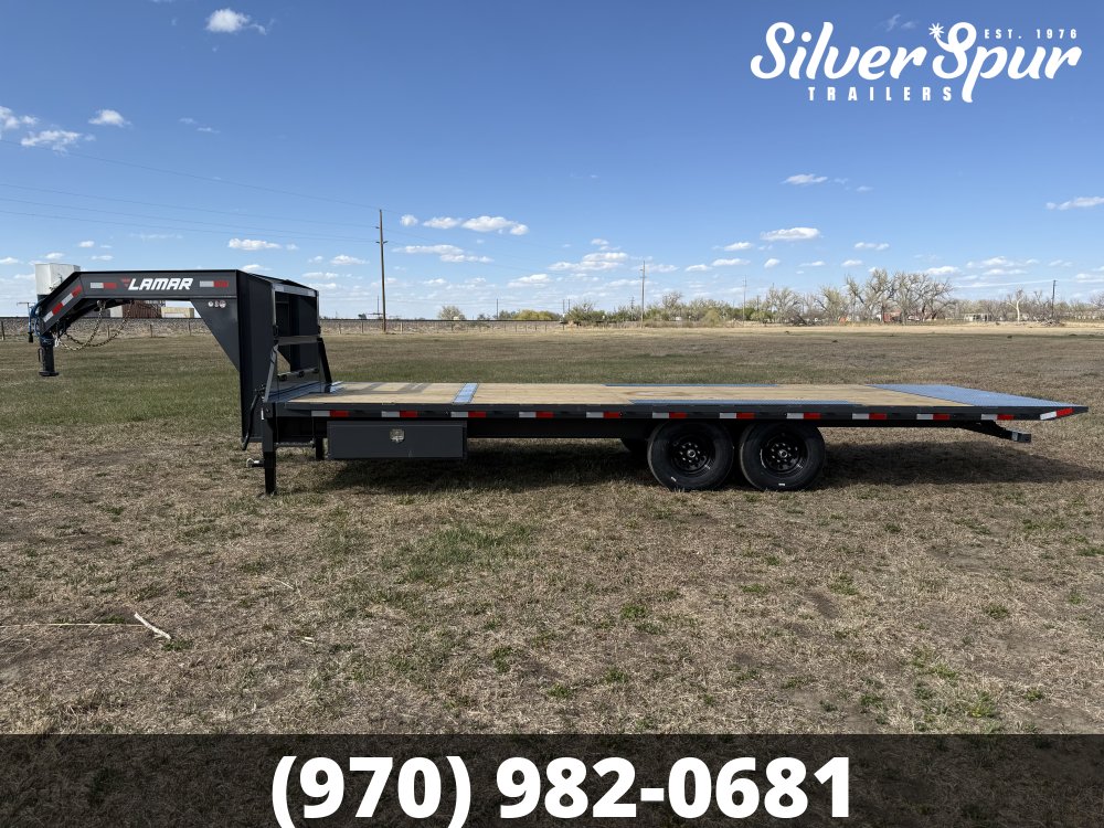 2026 Lamar 102" X 24' 14K Deck-Over Gooseneck Tilt Trailer