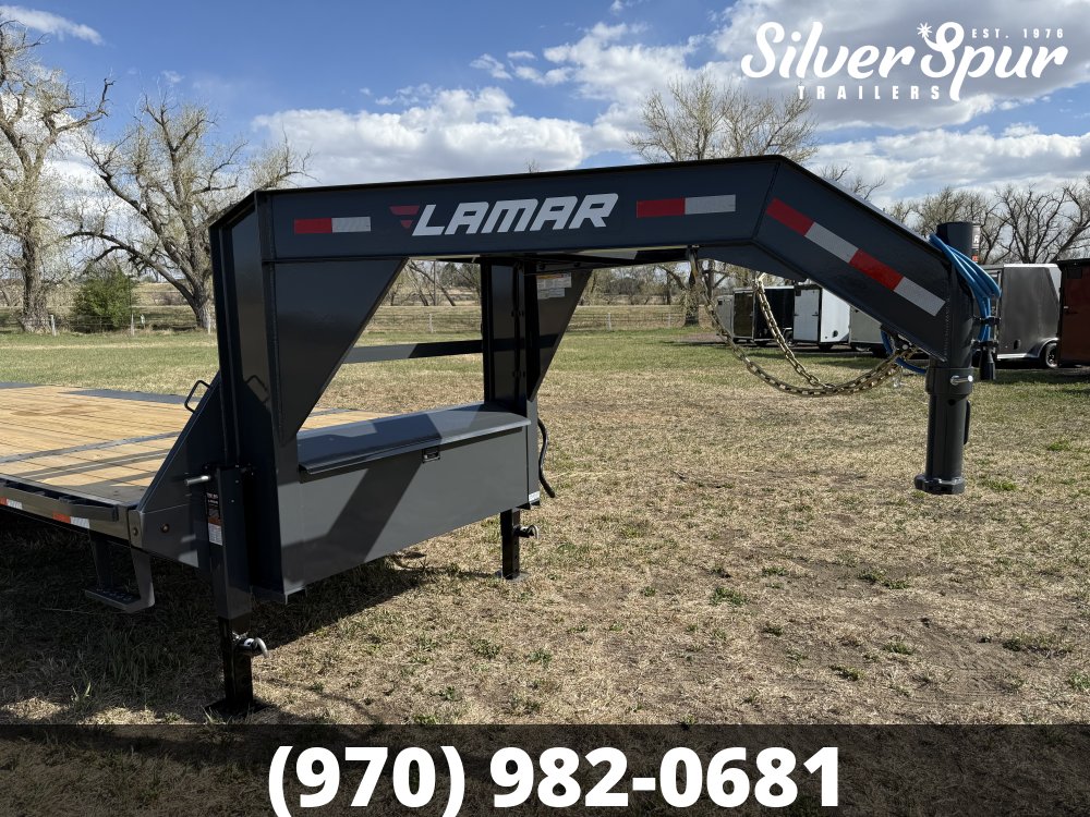 2026 Lamar 102" X 24' 14K Deck-Over Gooseneck Tilt Trailer