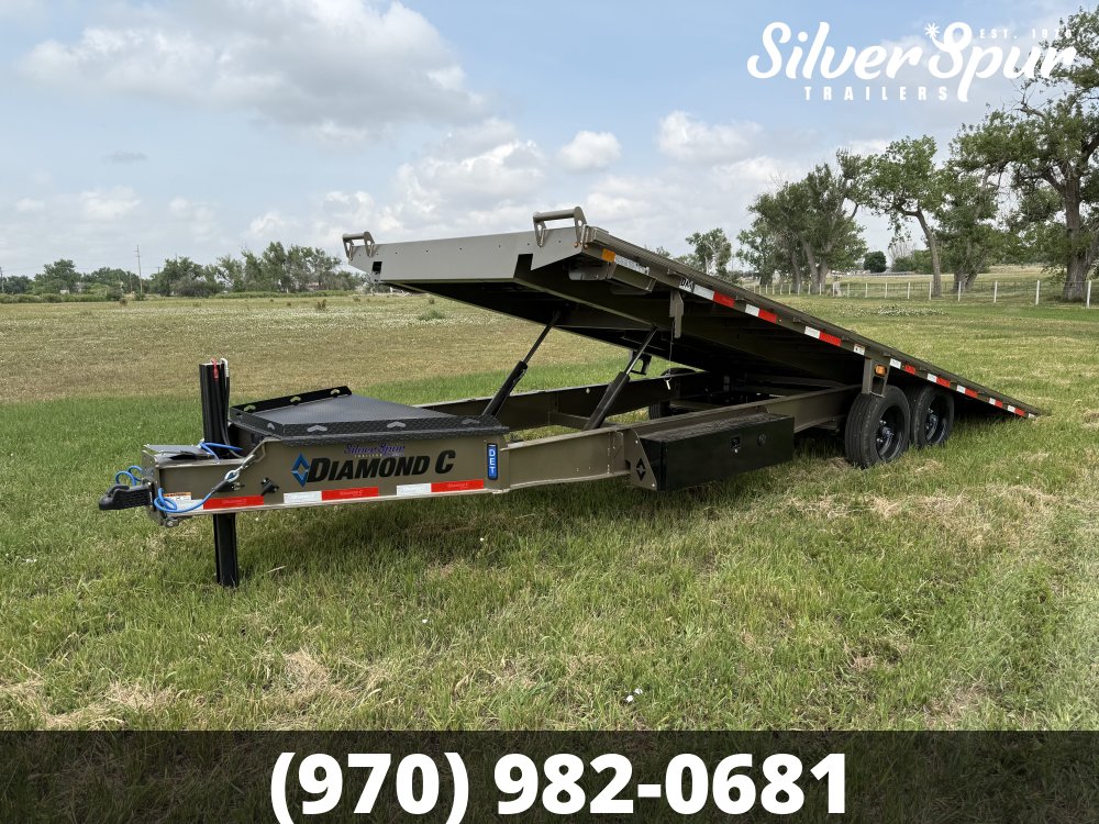 2026 Diamond C DET208 24x102 Deckover Tilt Trailer