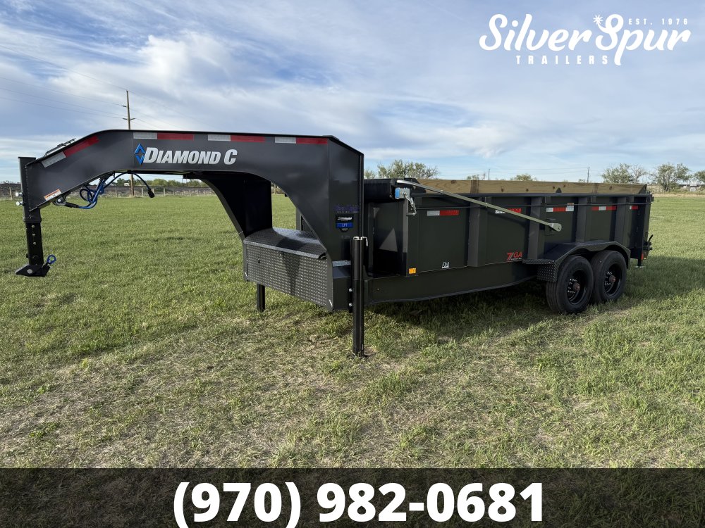 2026 Diamond C LPT210 16x82 Gooseneck Dump Trailer Pacesetter Edition