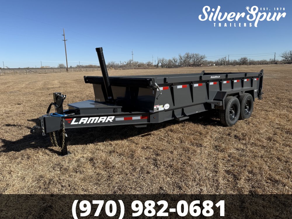 2026 Lamar 83" X 16' 14K Telescopic Dump Trailer