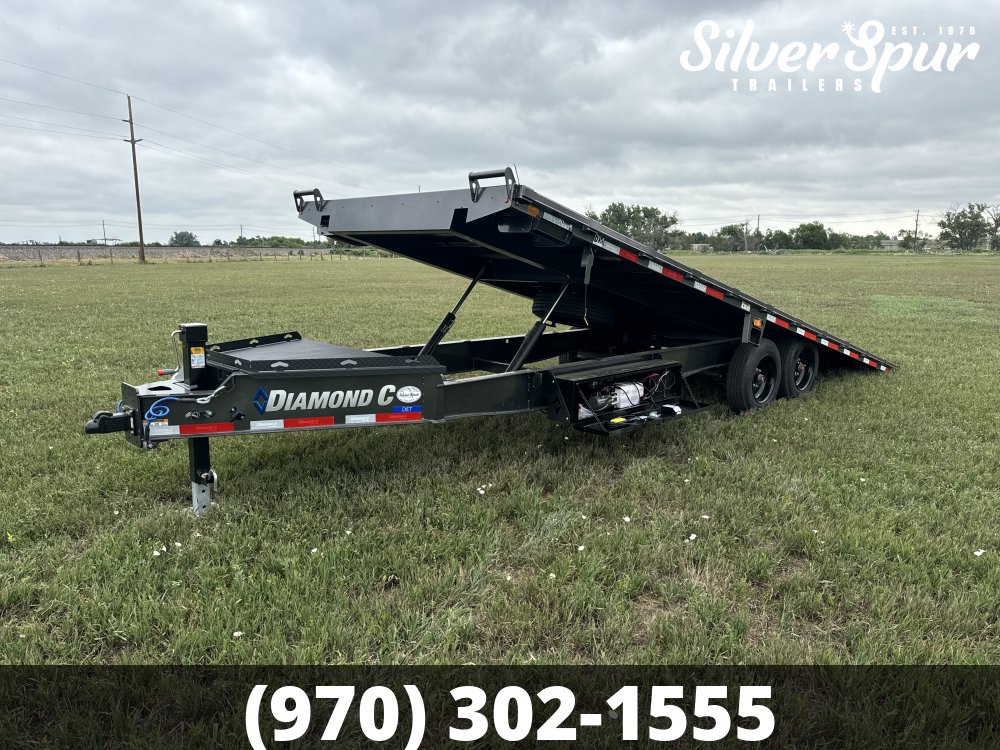 2025 Diamond C DET208 24x102 Deckover Tilt Trailer