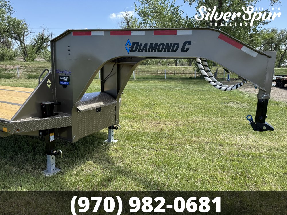 2026 Diamond C FMAX212 35x102 Max Ramp Gooseneck Trailer