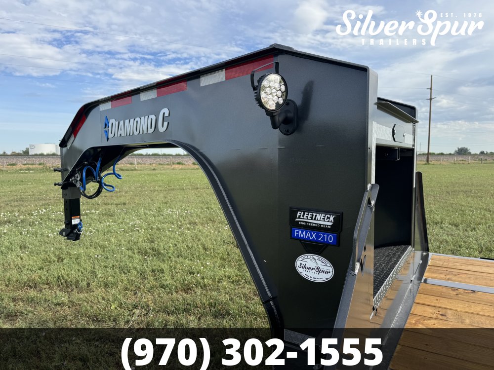 2026 Diamond C FMAX210 28x102 Max Ramp Gooseneck Trailer