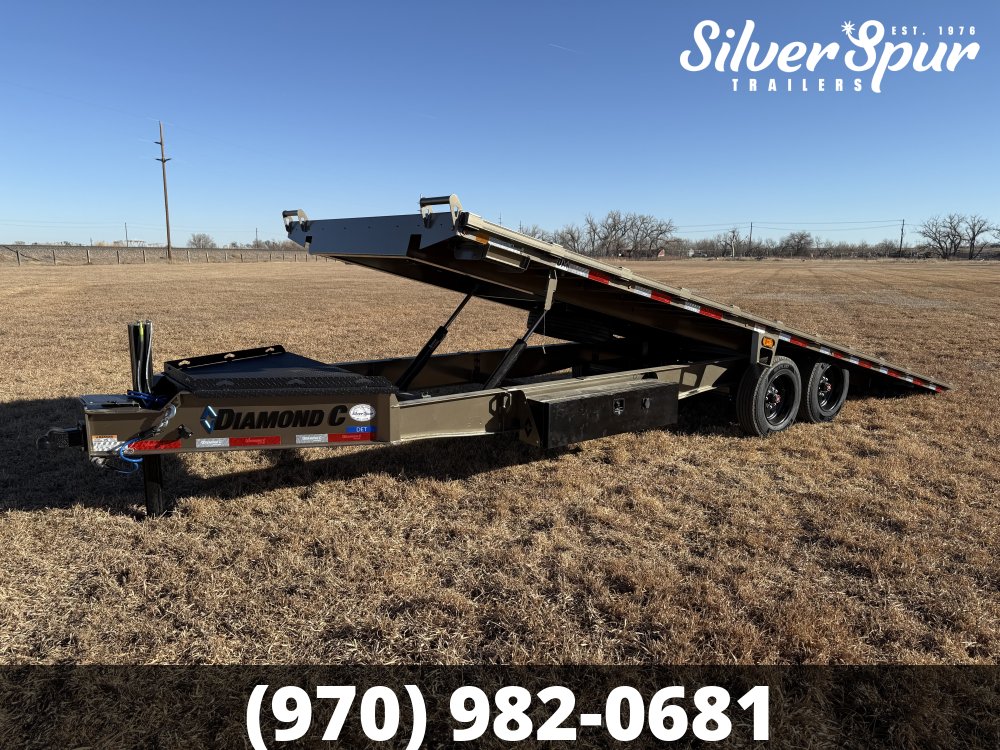 2026 Diamond C DET208 24x102 Deckover Tilt Trailer