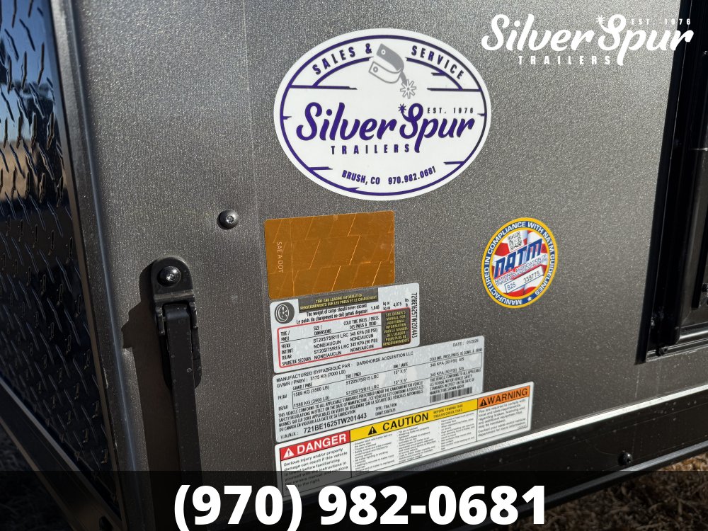 2026 Darkhorse Cargo 7.5x16 Enclosed Cargo Trailer