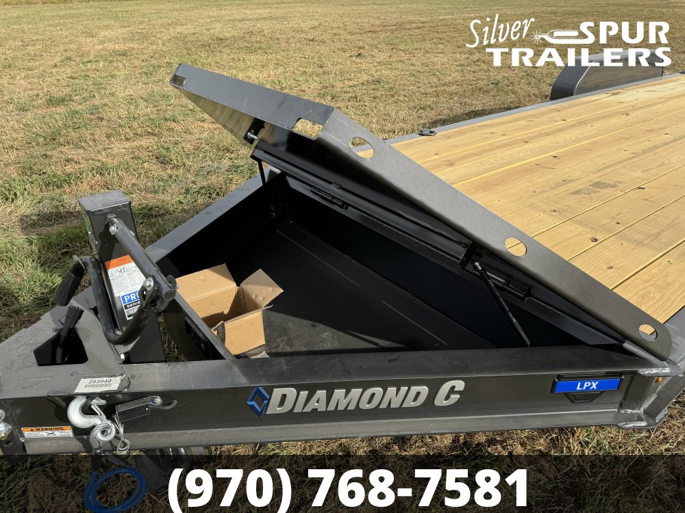 2025 Diamond C LPX207 22x82 Max Ramps Equipment Trailer