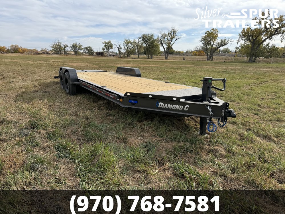 2025 Diamond C LPX207 22x82 Max Ramps Equipment Trailer