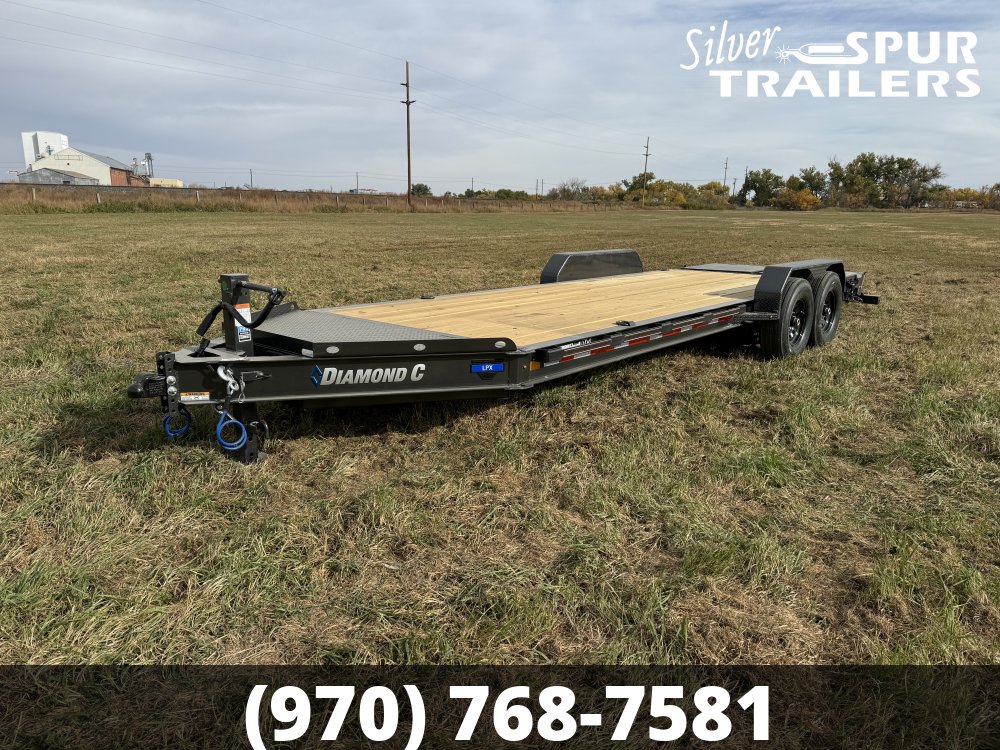 2025 Diamond C LPX207 22x82 Max Ramps Equipment Trailer