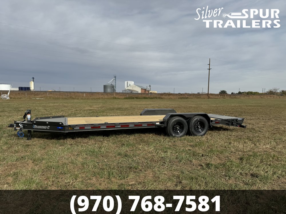 2025 Diamond C LPX207 22x82 Max Ramps Equipment Trailer