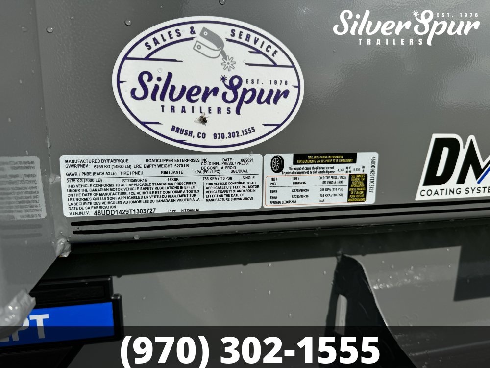 2026 Diamond C LPT207 14x82 Dump Trailer