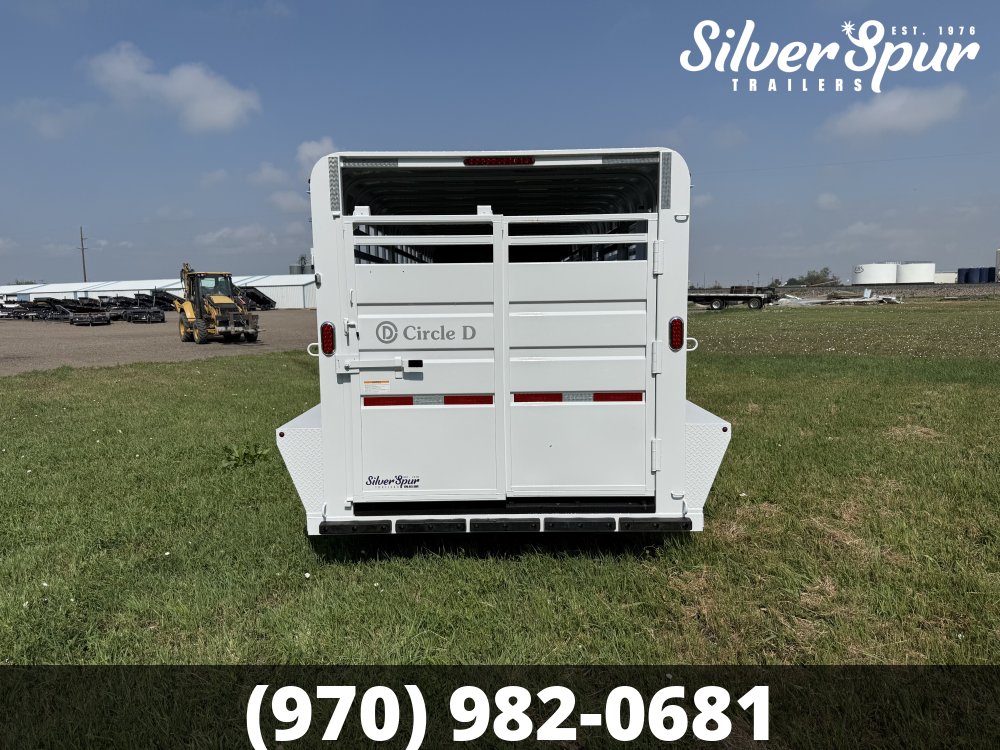 2026 Circle D 6'8"x24' Gooseneck Livestock Trailer