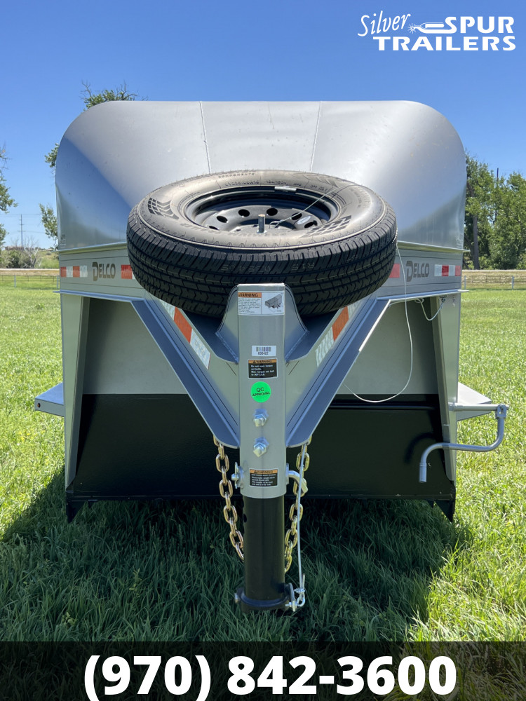 2023 Delco 6'8"x24' Gooseneck Stock Trailer