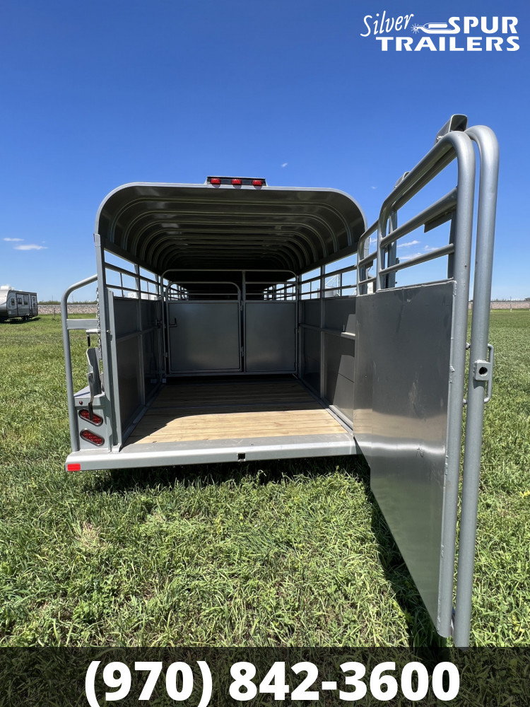 2023 Delco 6'8"x24' Gooseneck Stock Trailer