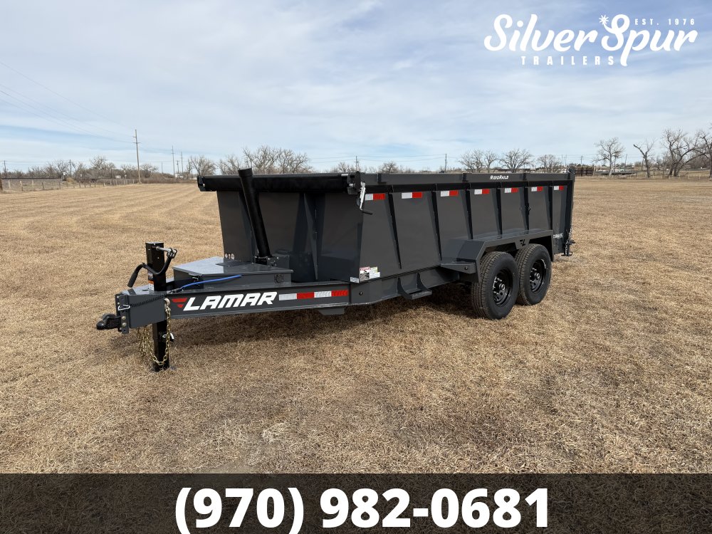 2026 Lamar 83" X 14' 14K Telescopic Dump Trailer