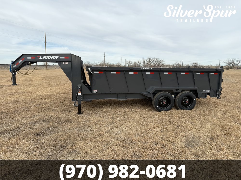2026 Lamar 83" X 16' DT - 16K TELESCOPIC GOOSENECK DUMP