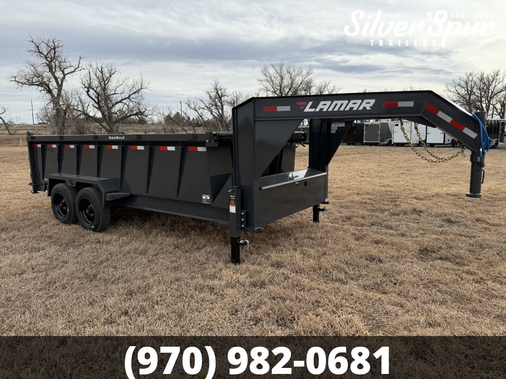2026 Lamar 83" X 16' DT - 16K TELESCOPIC GOOSENECK DUMP