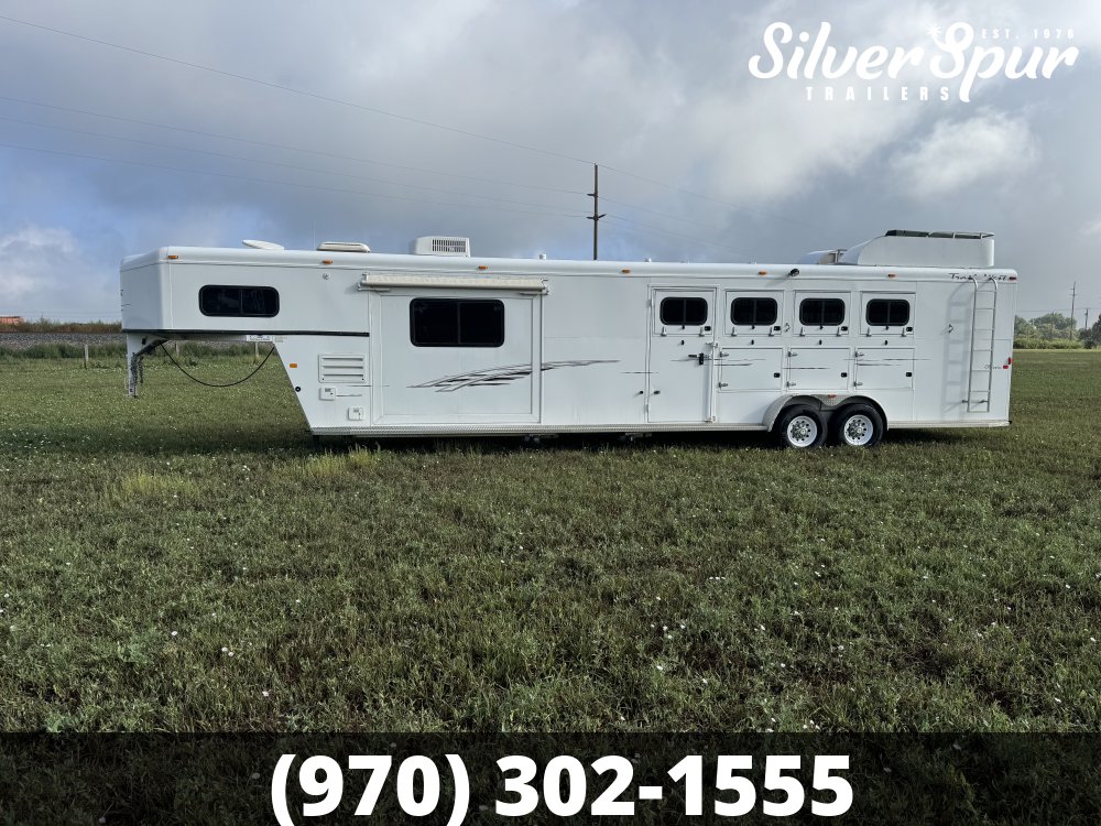 2008 Trails West 4 Horse Living Quarter Trailer