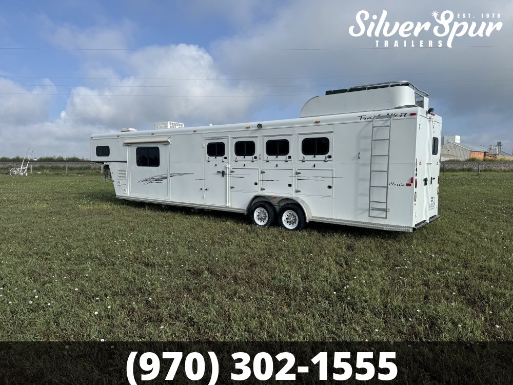 2008 Trails West 4 Horse Living Quarter Trailer