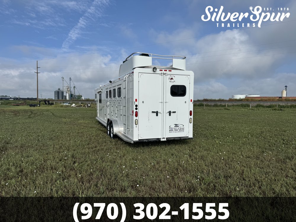 2008 Trails West 4 Horse Living Quarter Trailer