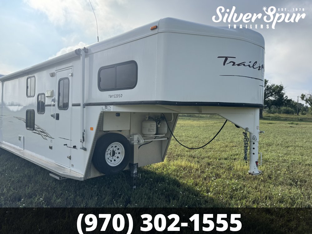 2008 Trails West 4 Horse Living Quarter Trailer