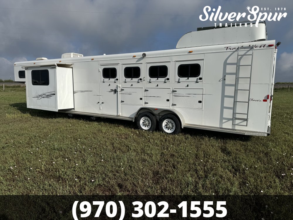 2008 Trails West 4 Horse Living Quarter Trailer