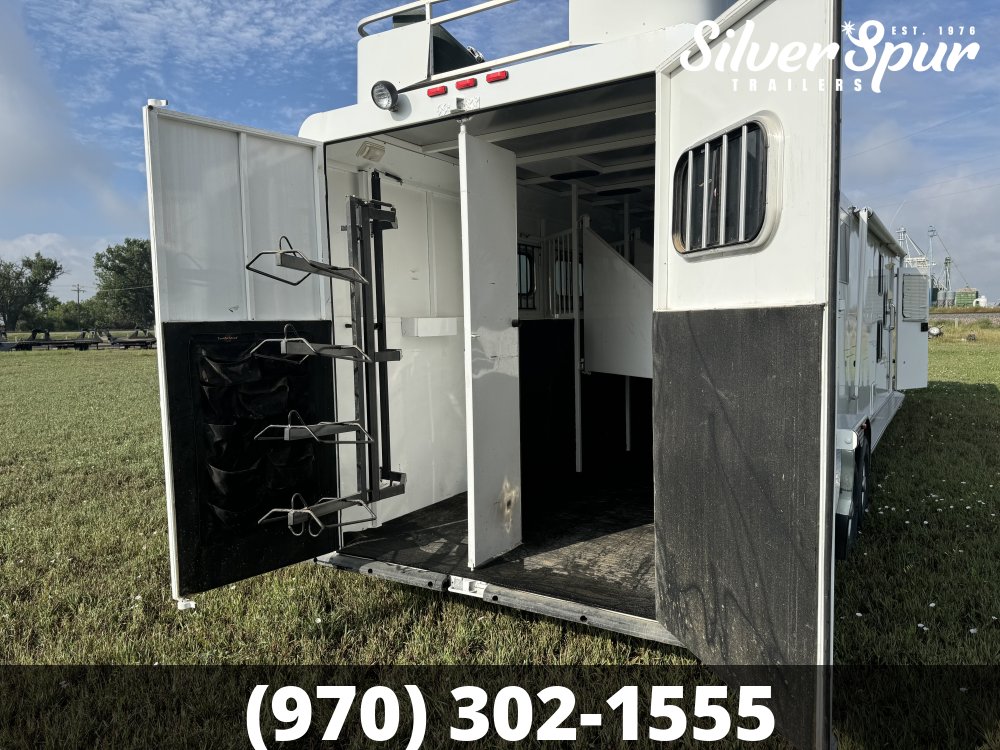 2008 Trails West 4 Horse Living Quarter Trailer