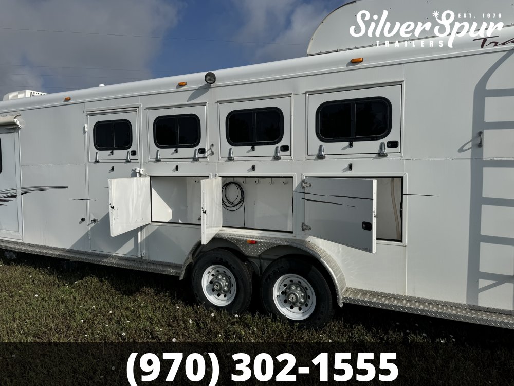 2008 Trails West 4 Horse Living Quarter Trailer