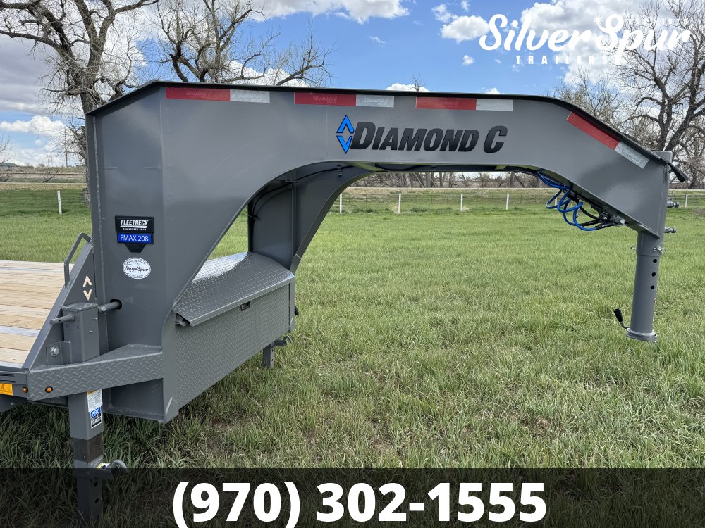 2025 Diamond C FMAX208 30x102 Max Ramp Gooseneck Trailer