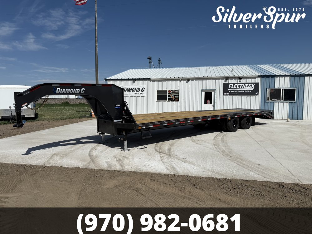 2026 Diamond C FMAX212 32x102 Max Ramp Gooseneck Trailer