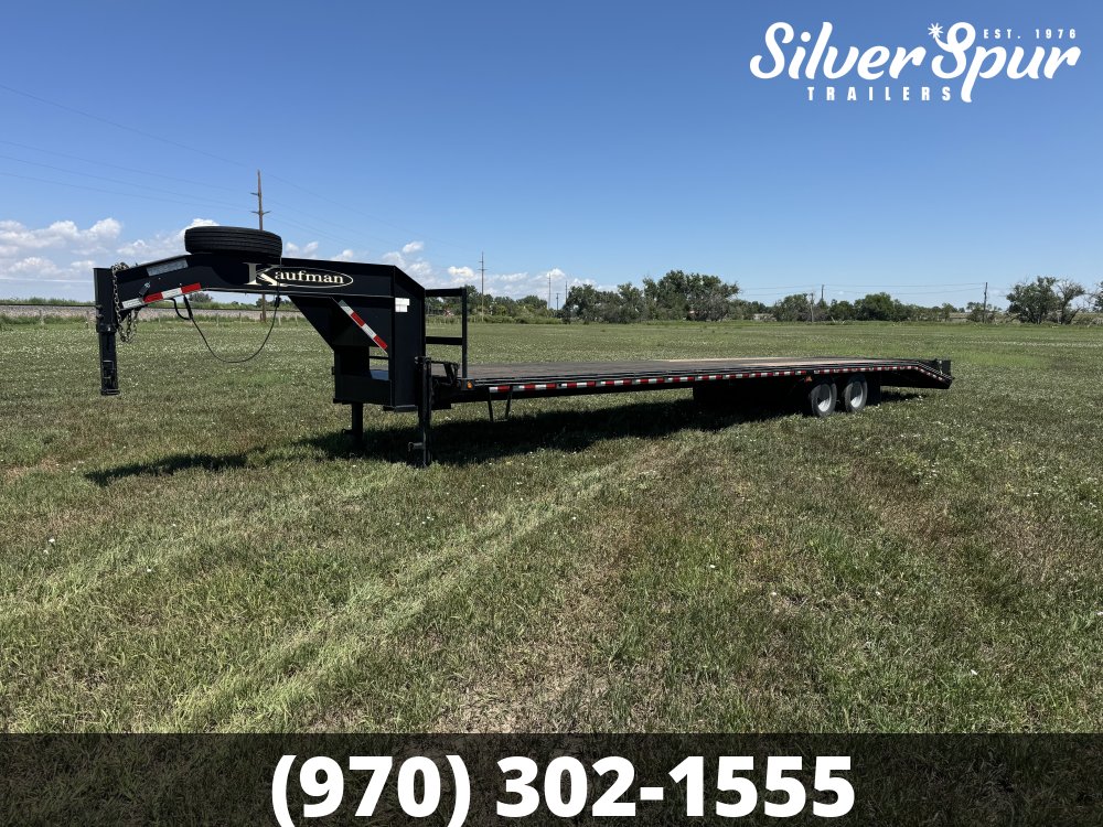 2019 Kaufman 40' Gooseneck Flatbed Trailer