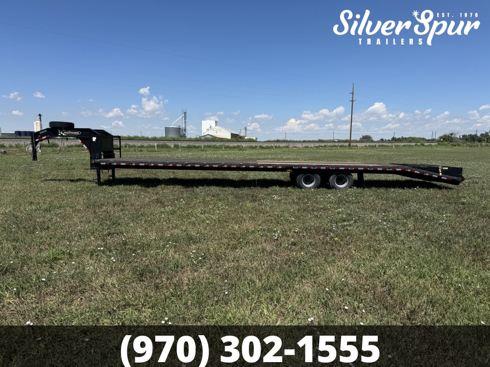 2019 Kaufman 40' Gooseneck Flatbed Trailer