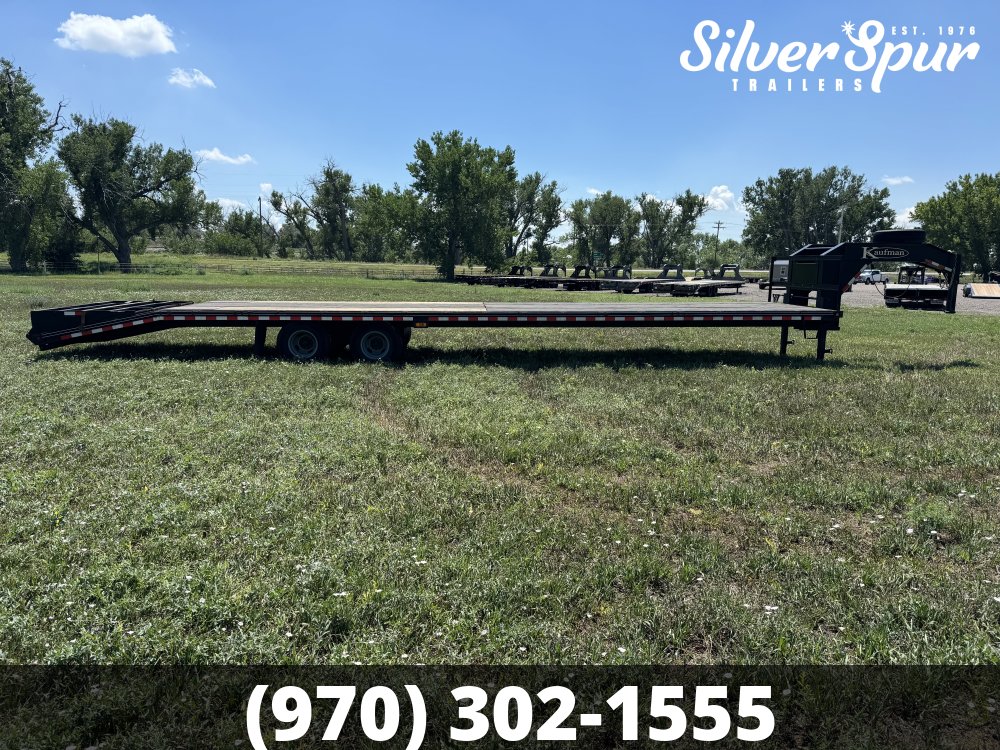 2019 Kaufman 40' Gooseneck Flatbed Trailer