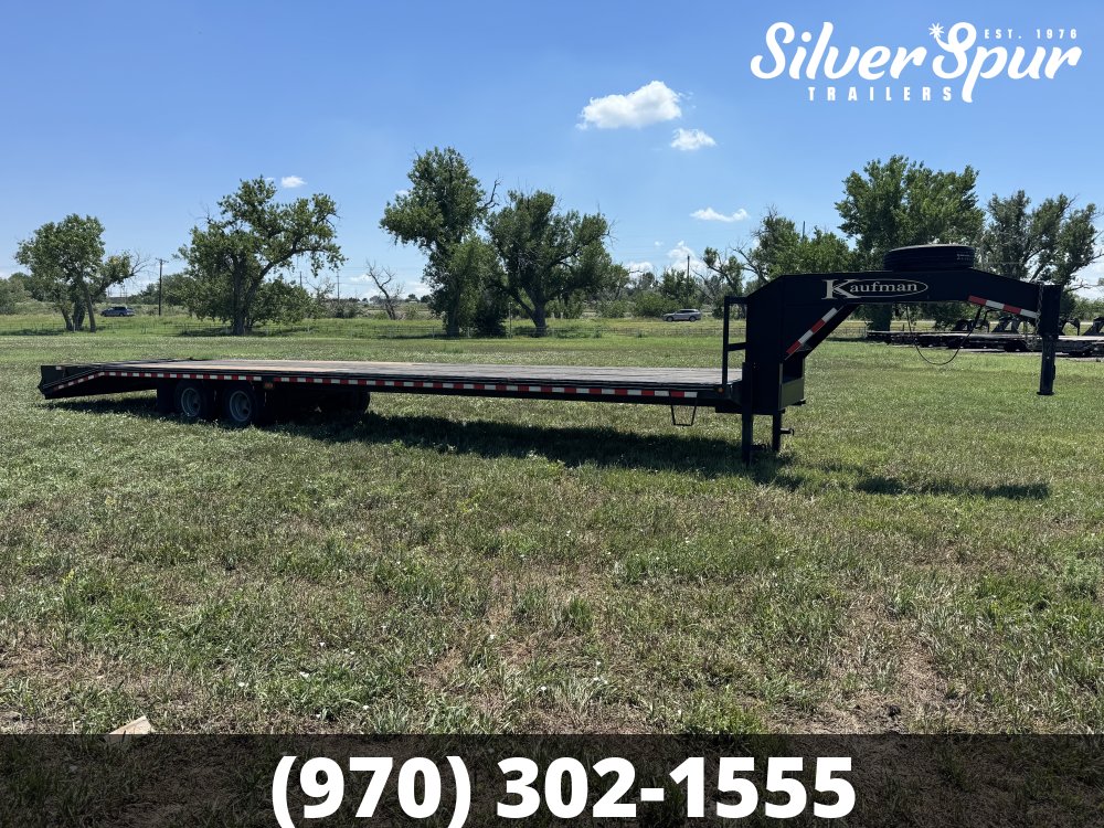2019 Kaufman 40' Gooseneck Flatbed Trailer