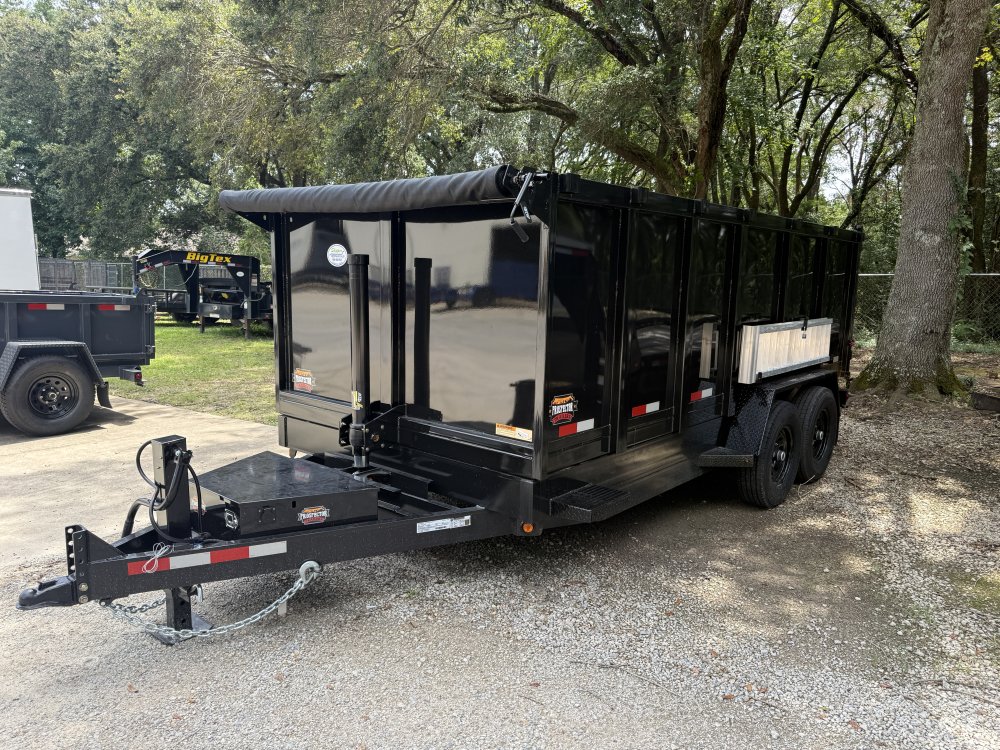 7'x16' PROSPECTOR BY COV WAGON Dump