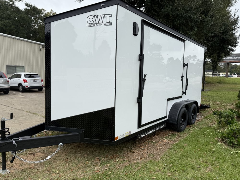 7'x16' COVERED WAGON Enclosed
