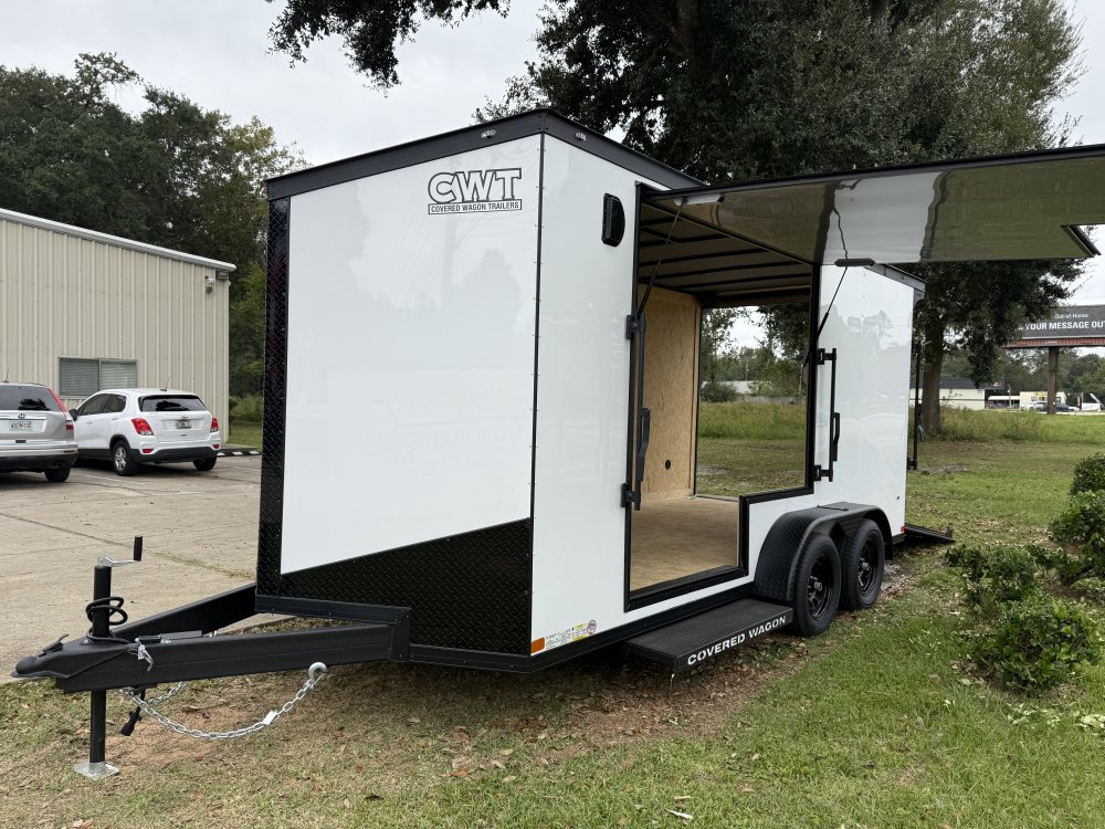 7'x16' COVERED WAGON Enclosed