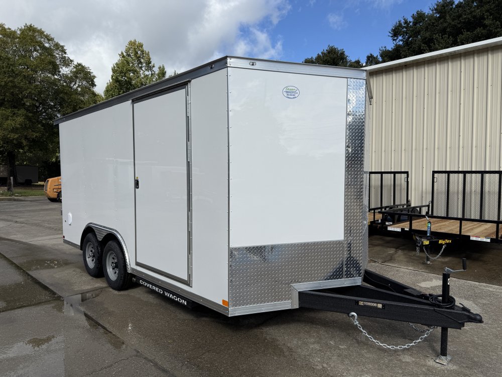 8.5'x16' COVERED WAGON Enclosed