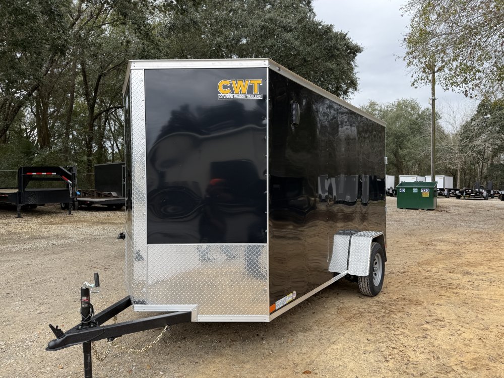 6'x12' Covered Wagon Enclosed