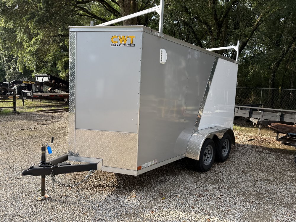 6'x12' Covered Wagon Enclosed